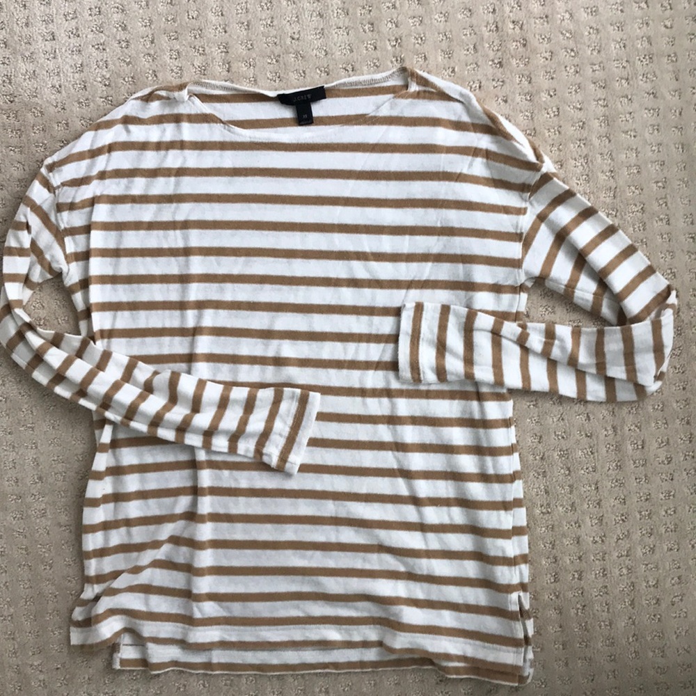 J.Crew striped top, size XS.